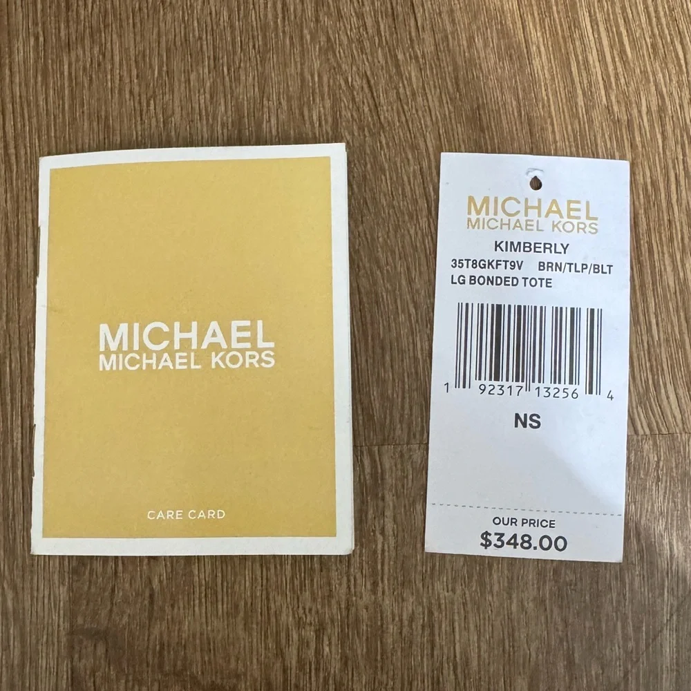 Michael Kors Pink and Gray Signature Tote